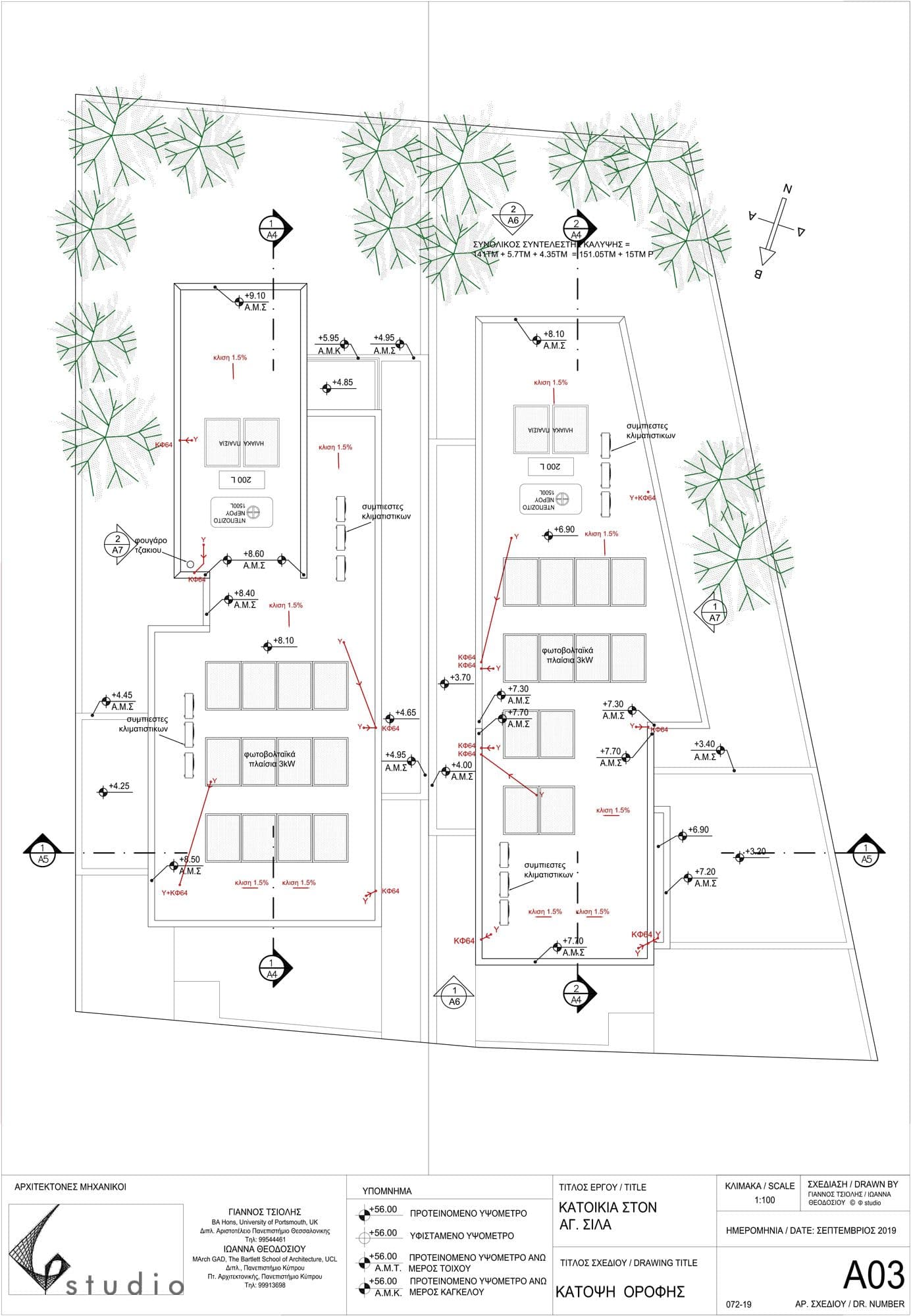 Project 4 — Roof floor plan