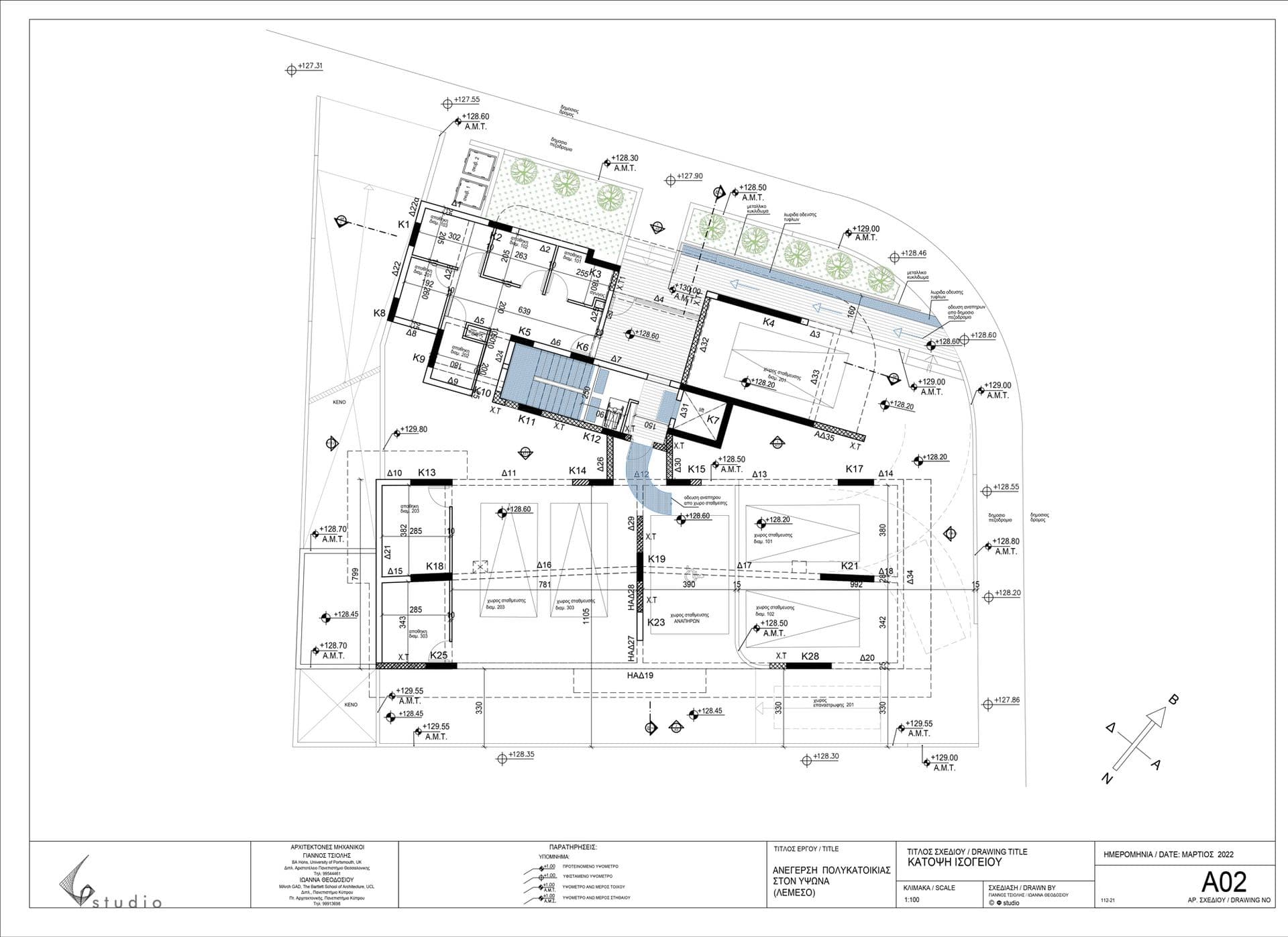Lambousa Court Apartments — Ground floor plan